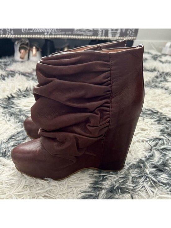 Maison Martin Margiela Shoes - Maison Martin Margiela Leather Slouch Boots